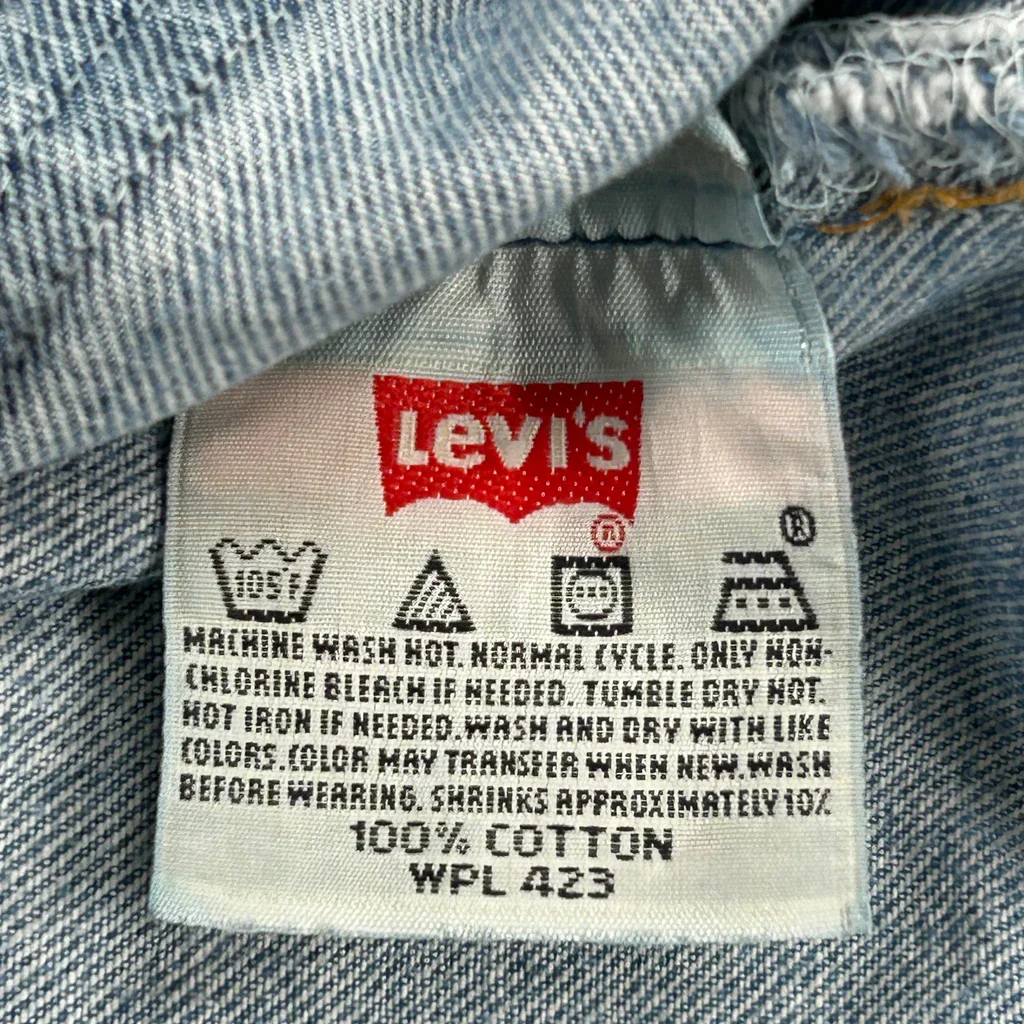 501 Levis Jeans - 36″ Waist Blue Cotton - Image 7