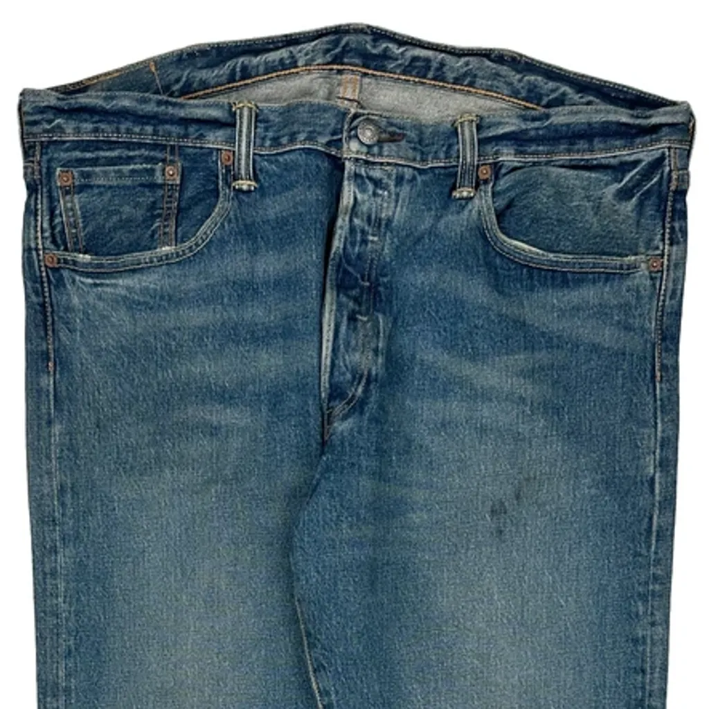 501 Levis Jeans - 38W 32L Blue Cotton - Image 10