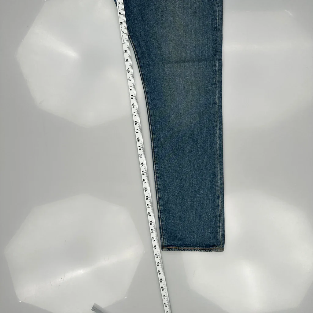 501 Levis Jeans - 38W 32L Blue Cotton - Image 5