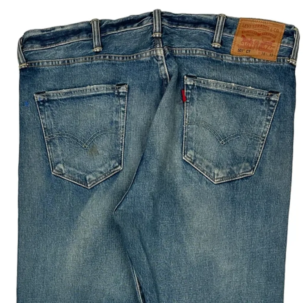 501 Levis Jeans - 38W 32L Blue Cotton - Image 8