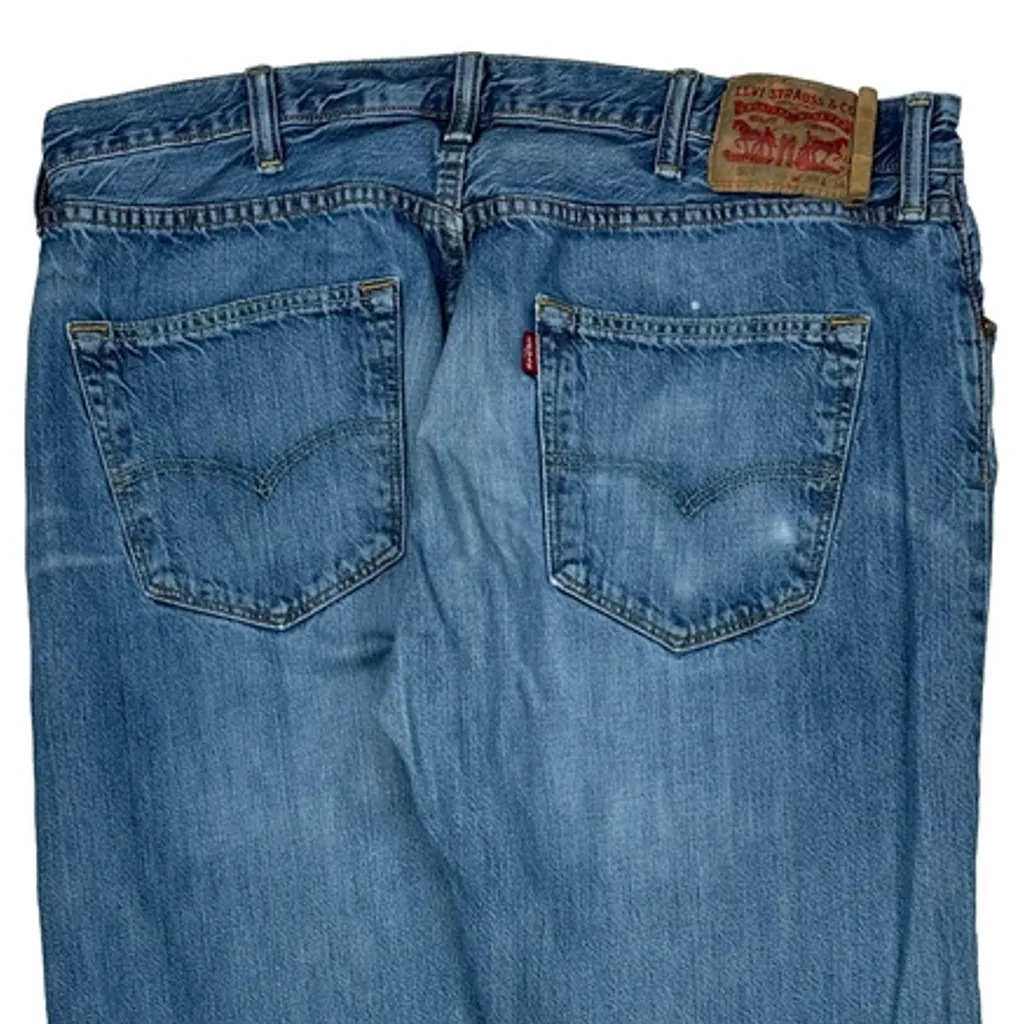 501 Levis Jeans - 38W 34L Blue Cotton - Image 9