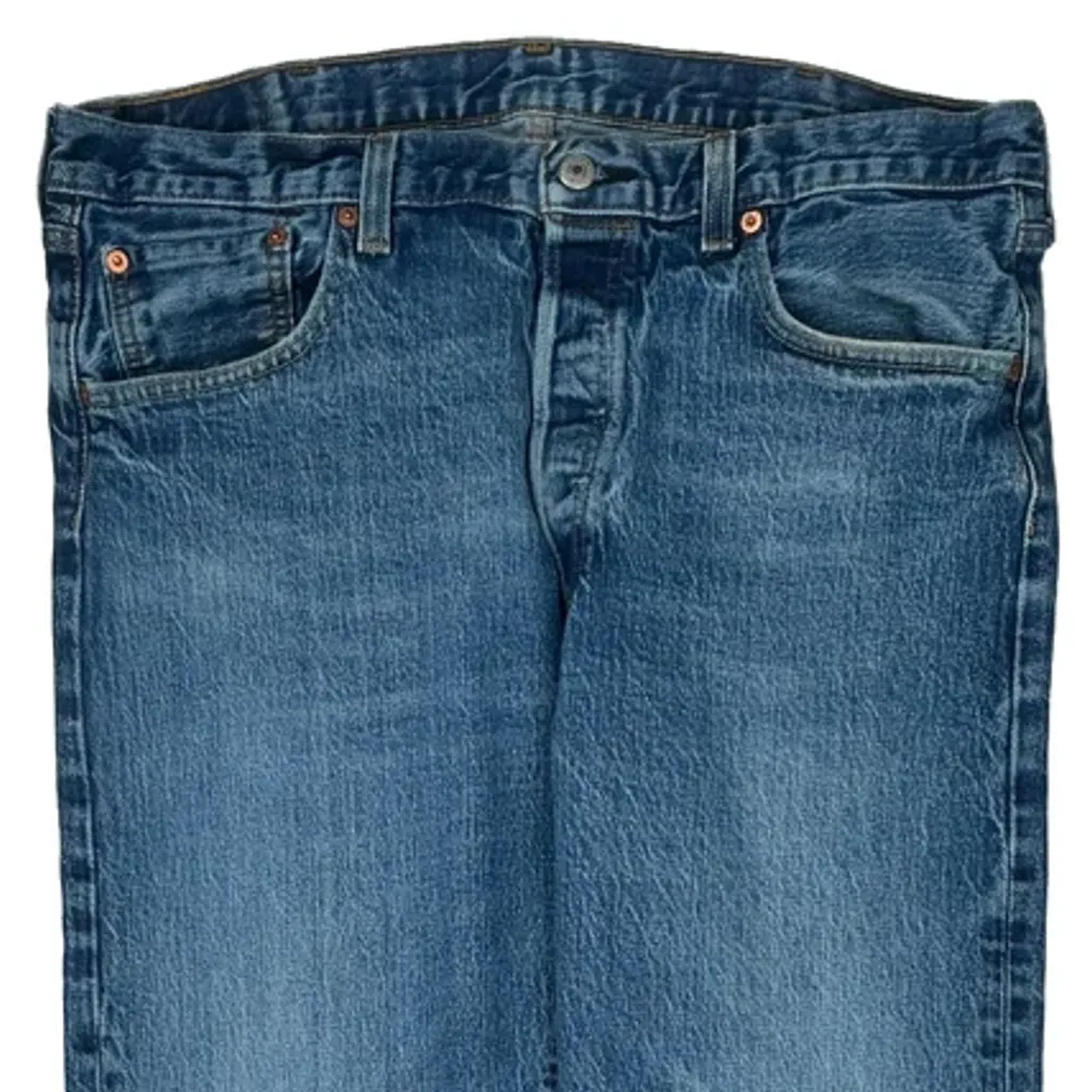 501 Levis Jeans - 38W 34L Blue Cotton - Image 10