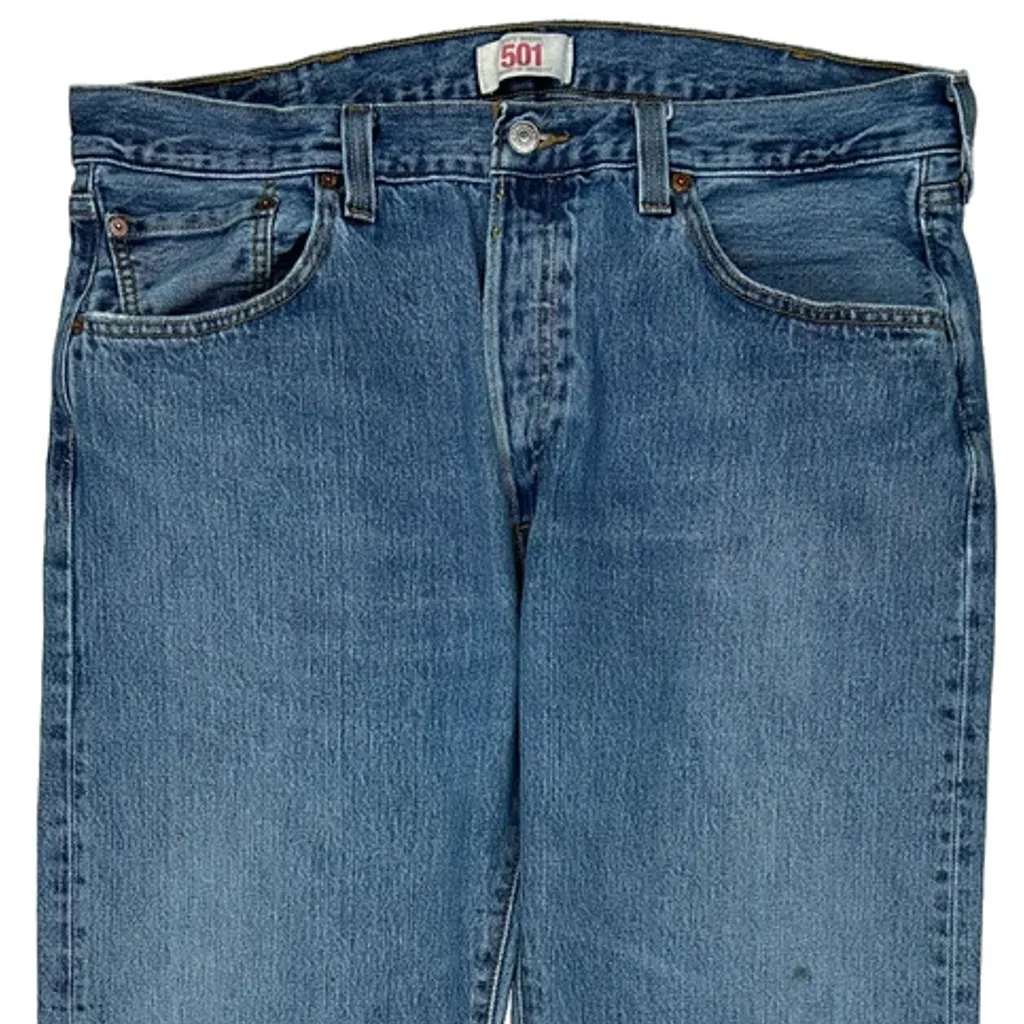 501 Levis Jeans - 38W 30L Blue Cotton - Image 10
