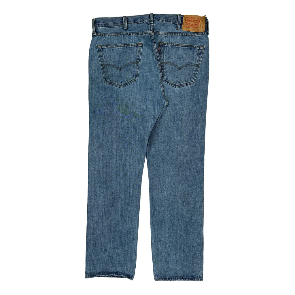 501 Levis Jeans - 38W 34L Blue Cotton