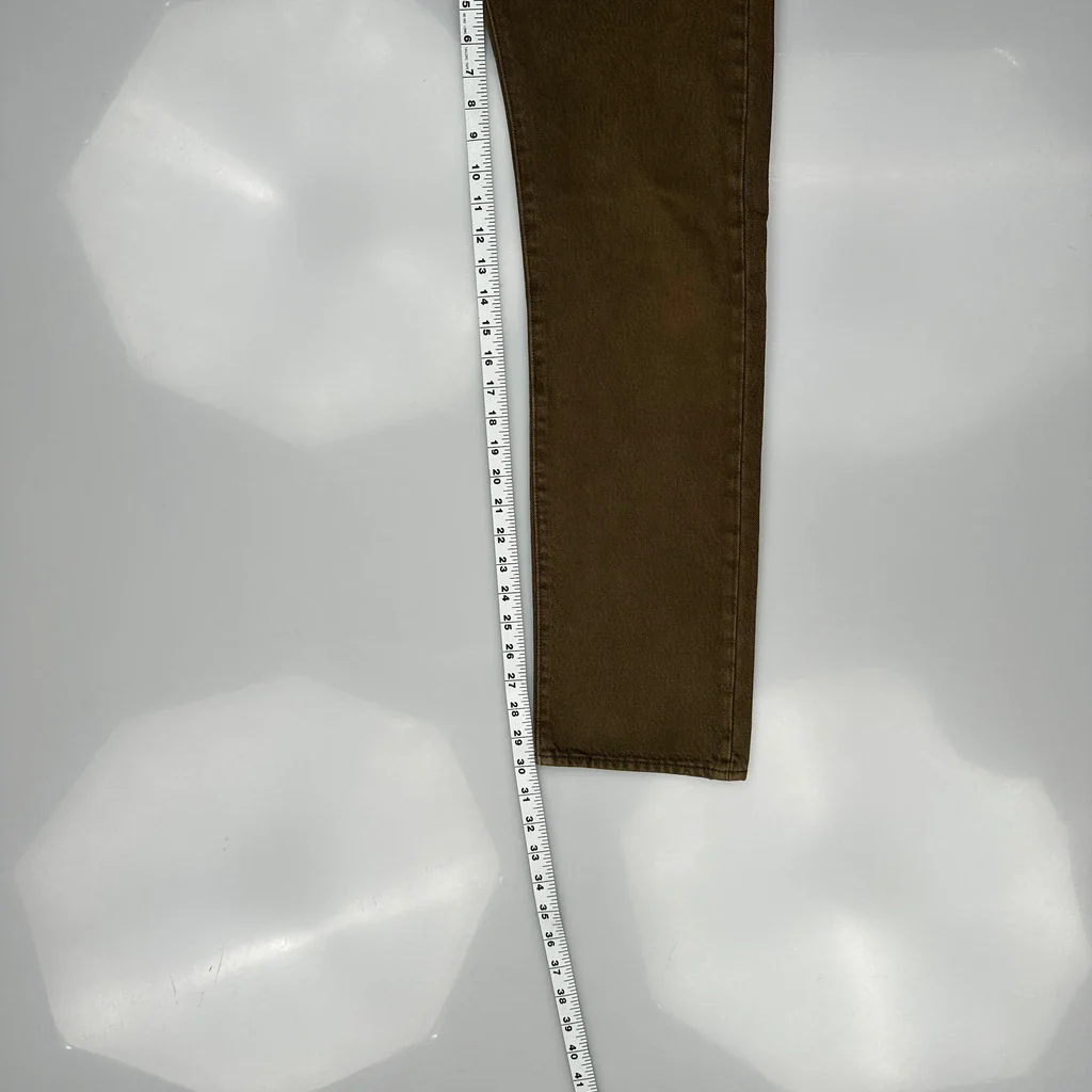 501 Levis Jeans - 28W 30L Brown Cotton - Image 5