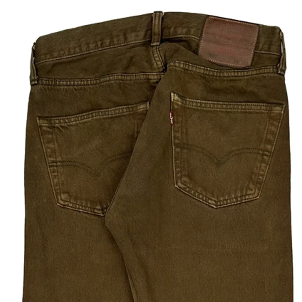 501 Levis Jeans - 28W 30L Brown Cotton - Image 8
