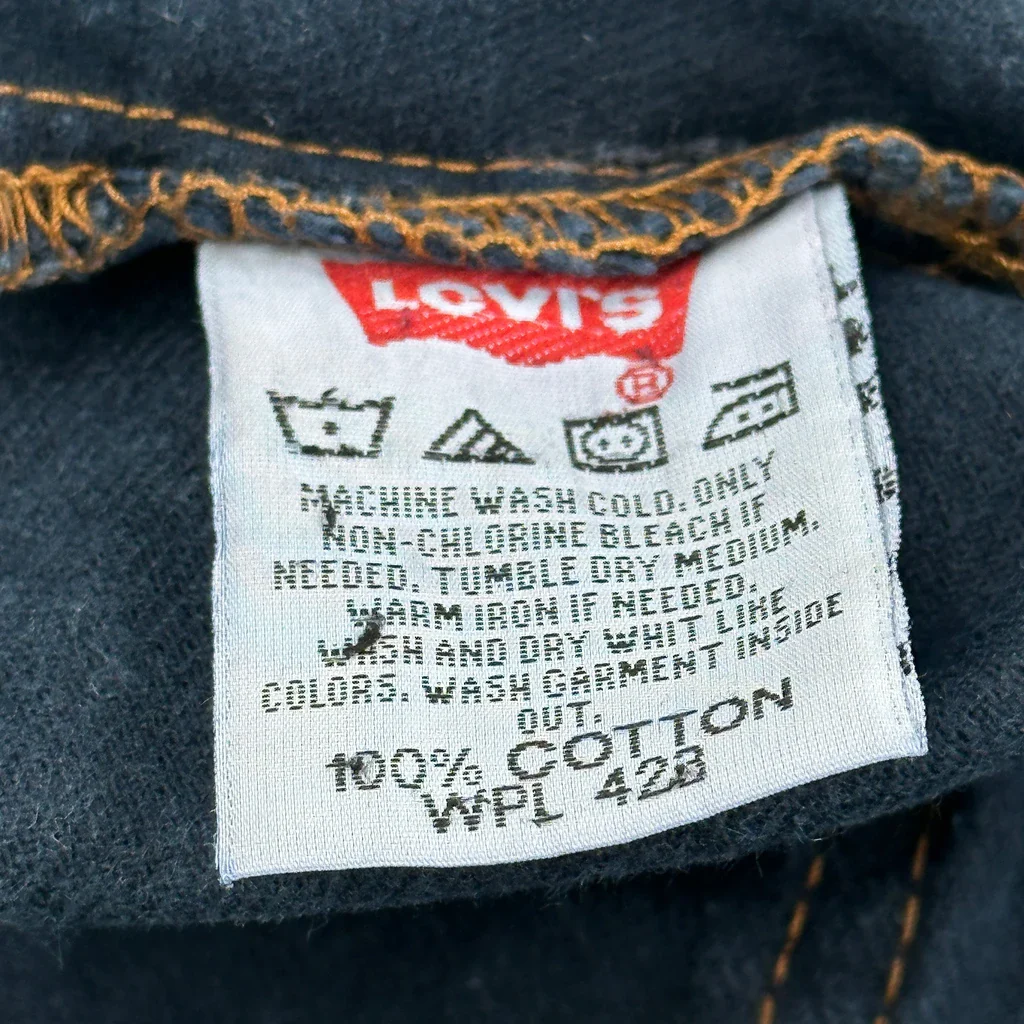 501 Levis Jeans - 30W 30L Dark Wash Cotton - Image 6