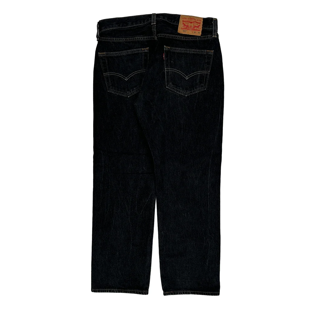 501 Levis Jeans - 31W 28L Dark Wash Cotton