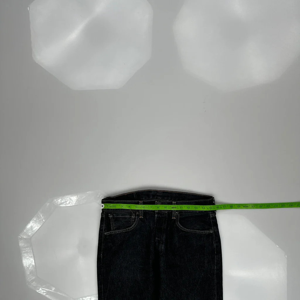 501 Levis Jeans - 31W 28L Dark Wash Cotton - Image 3