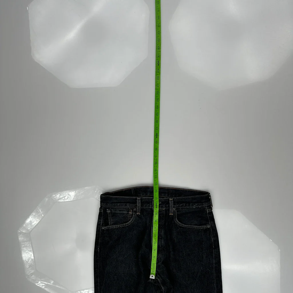 501 Levis Jeans - 31W 28L Dark Wash Cotton - Image 4