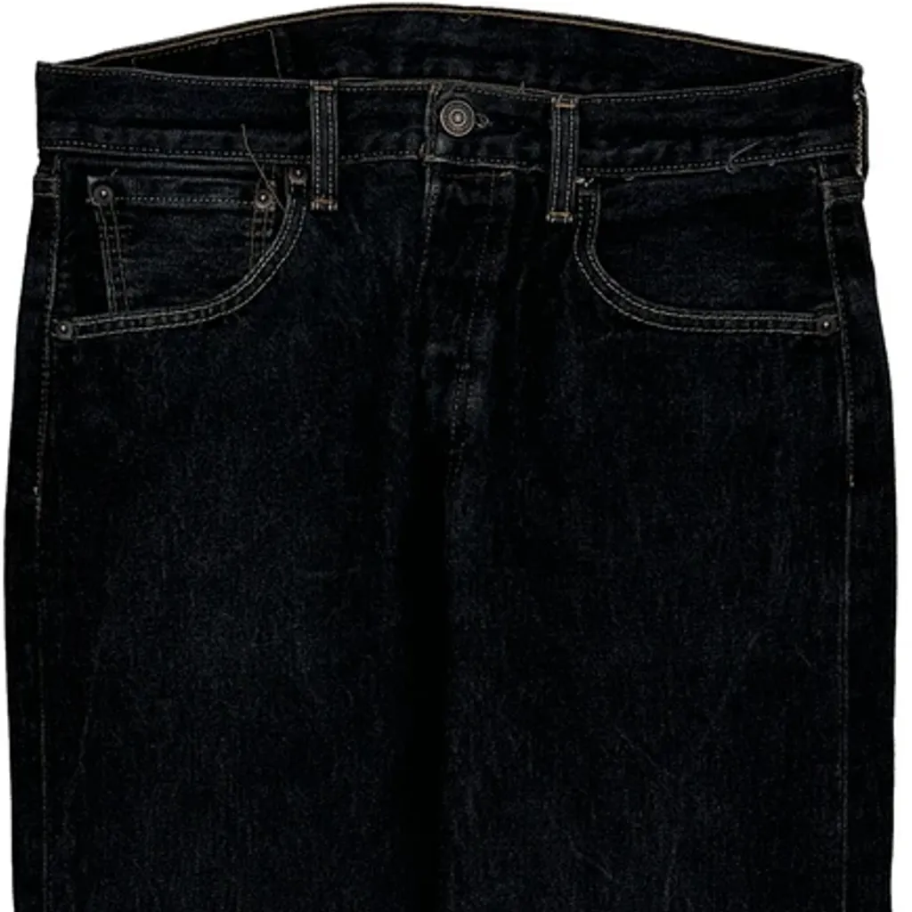 501 Levis Jeans - 31W 28L Dark Wash Cotton - Image 9