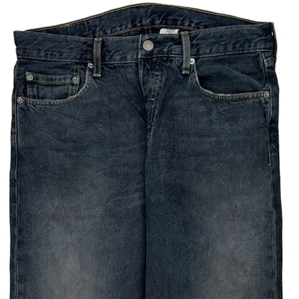 501 Levis Jeans - 33W 30L Dark Wash Denim - Image 9