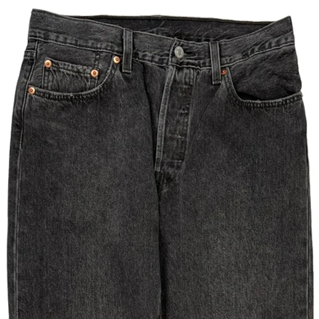 501 Levis Jeans - 30W 30L Gray Cotton - Image 9
