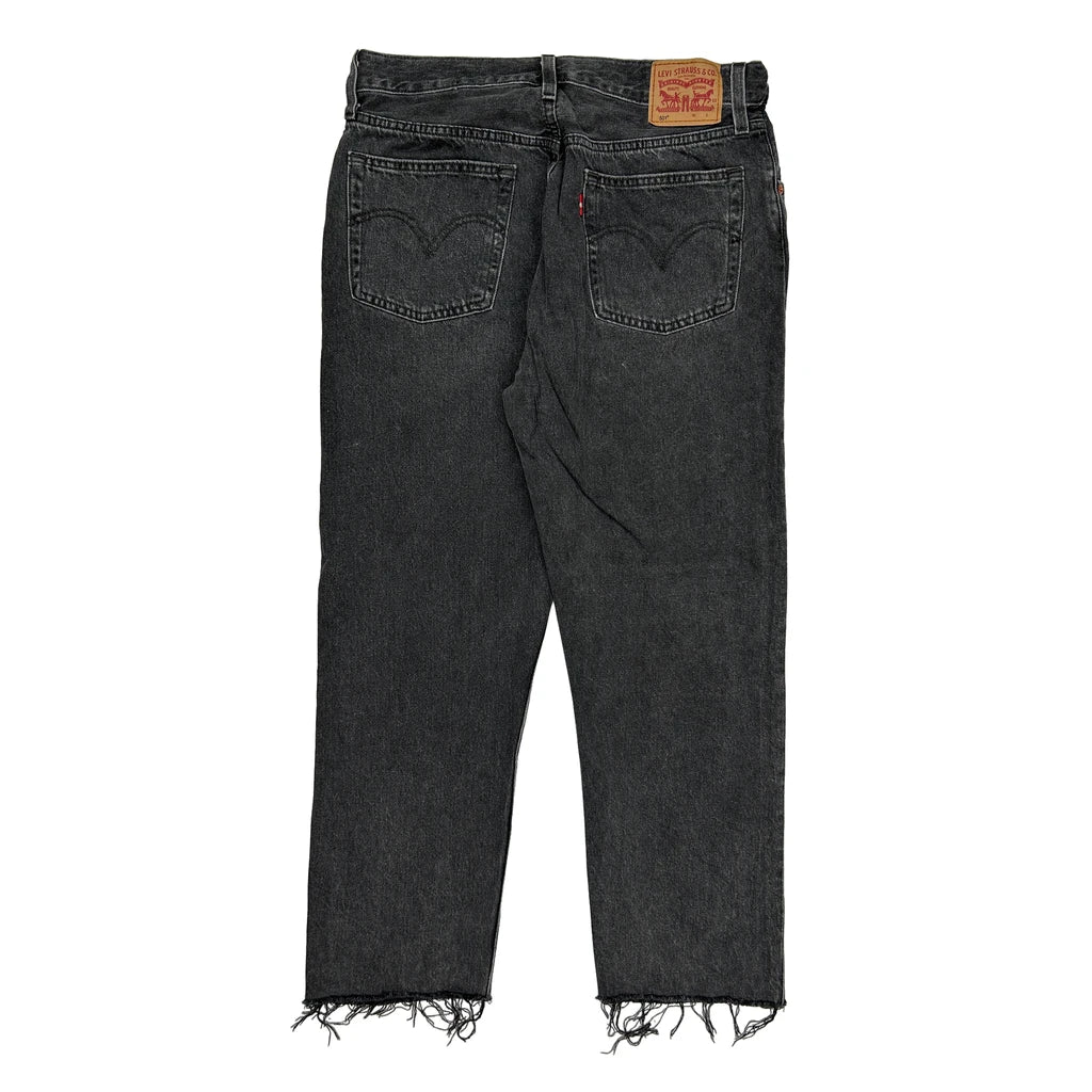 501 Levis Jeans - 31W 27L Gray Cotton