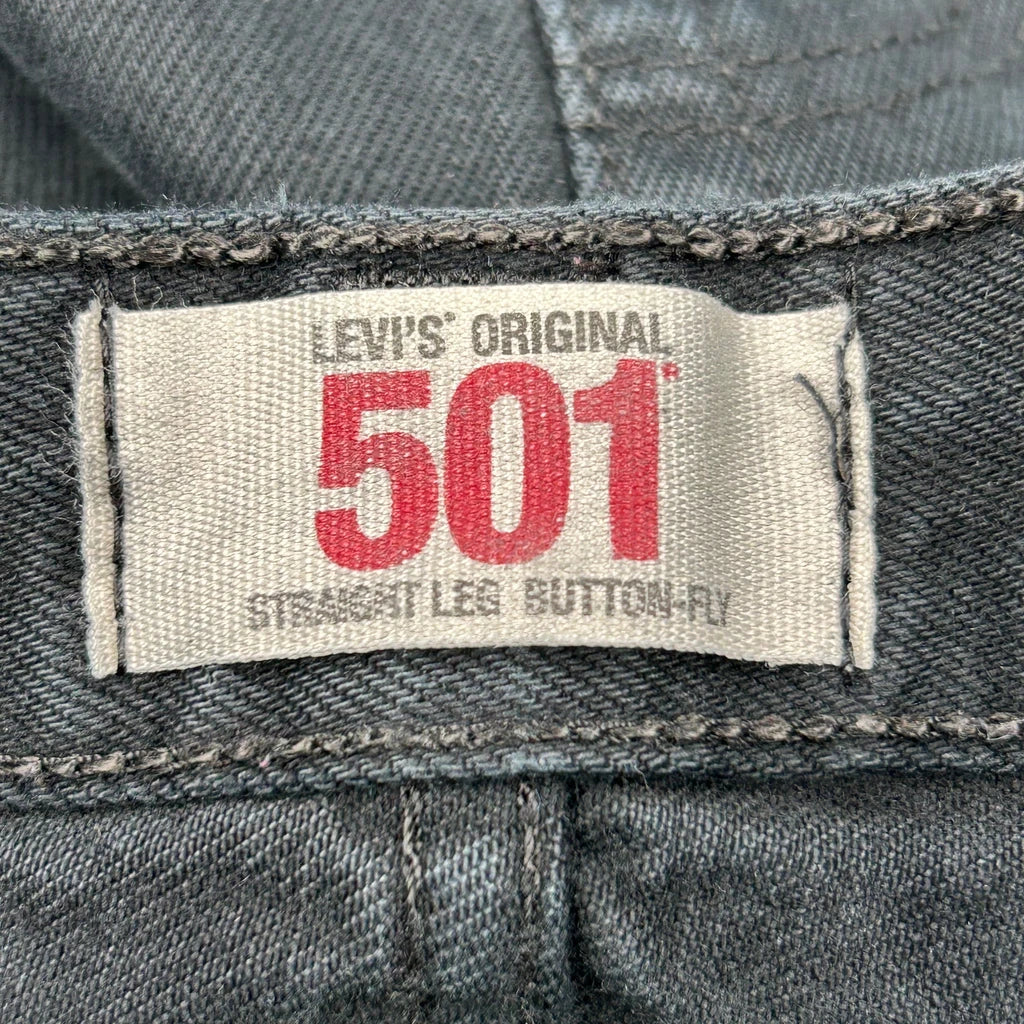 501 Levis Jeans - 26W 30L Grey Cotton - Image 6