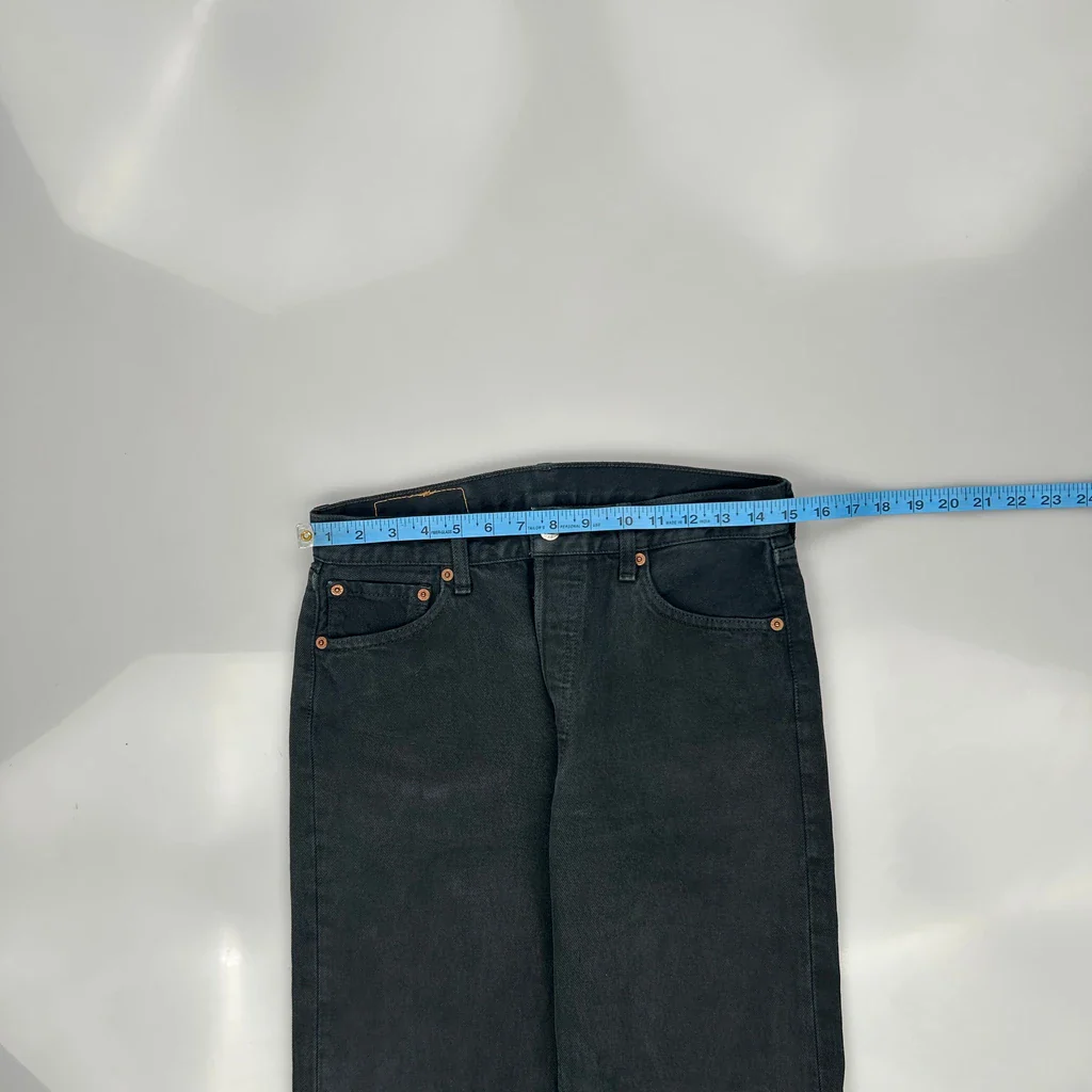 501 Levis Jeans - 30W 30L Grey Cotton - Image 4