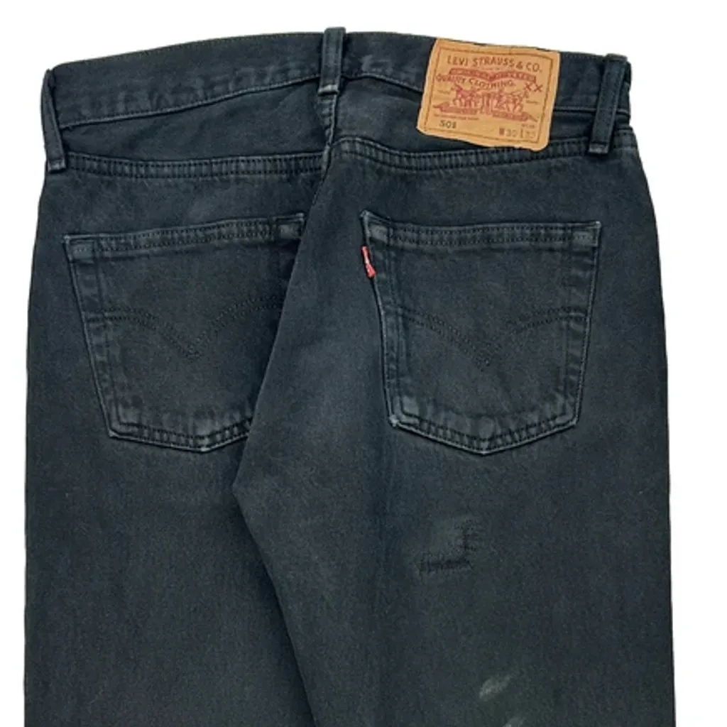 501 Levis Jeans - 30W 30L Grey Cotton - Image 7
