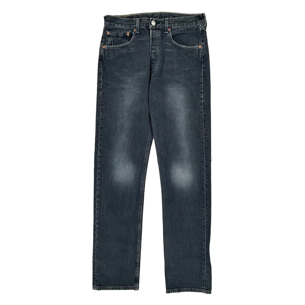 501 Levis Jeans - 31W 34L Grey Denim - Image 2