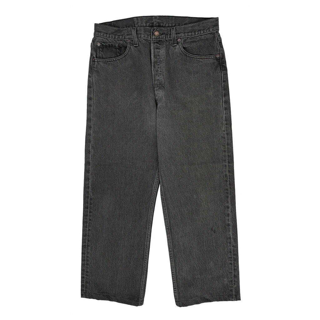 501 Levis Jeans - 32W 32L Grey Denim - Image 2