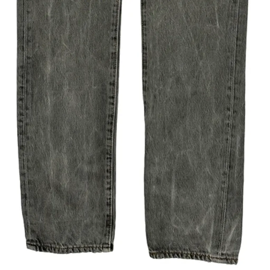 501 Levis Slim Fit Jeans - 32W 33L Grey Cotton - Image 9