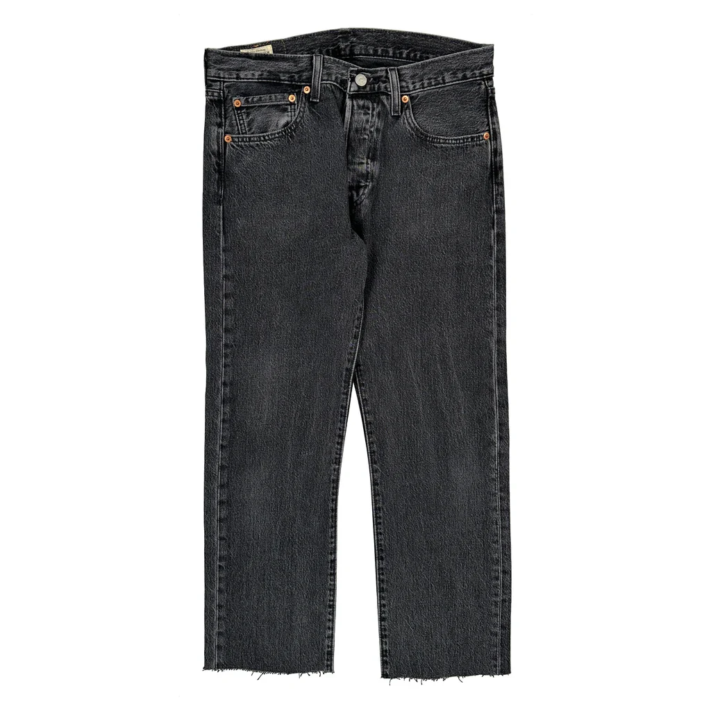 501 Levis Jeans - 32W 28L Grey Cotton - Image 2