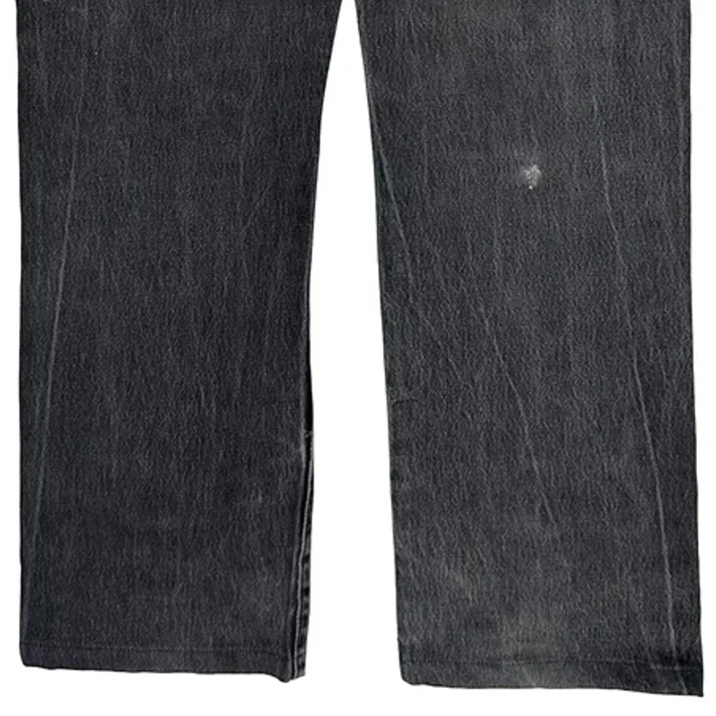 501 Levis Jeans - 36W 34L Grey Denim - Image 6