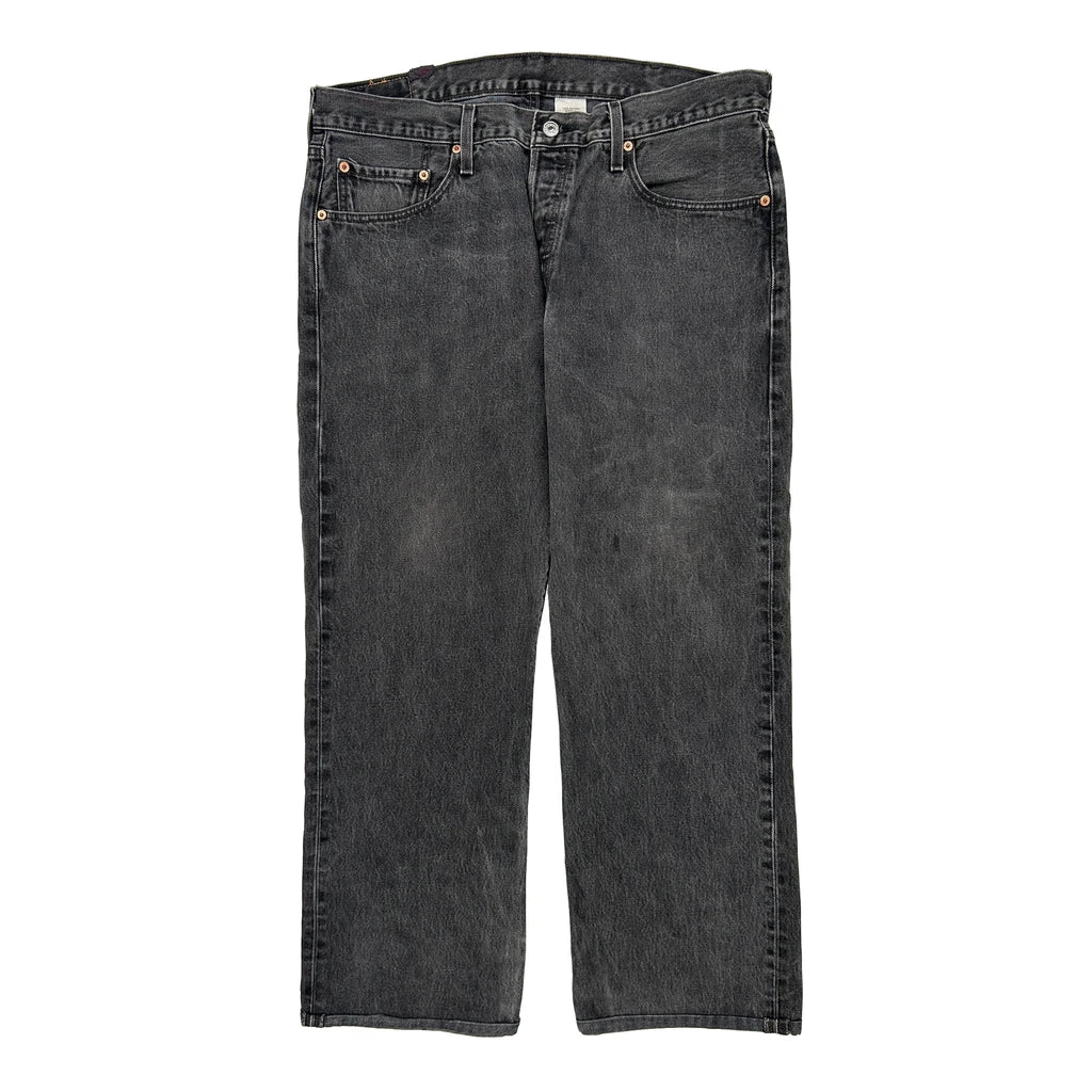 501 Levis Jeans - 38W 28L Grey Denim - Image 2