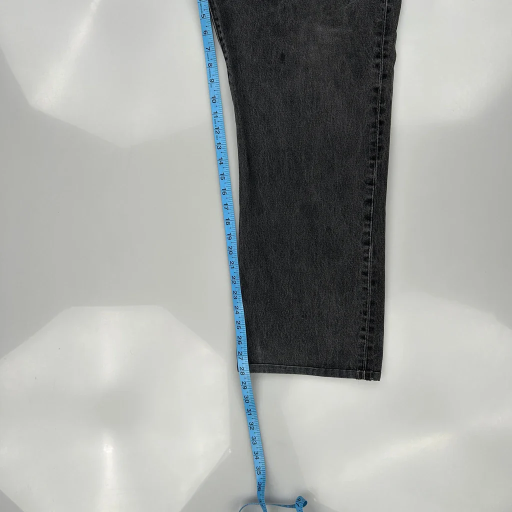 501 Levis Jeans - 38W 28L Grey Denim - Image 5
