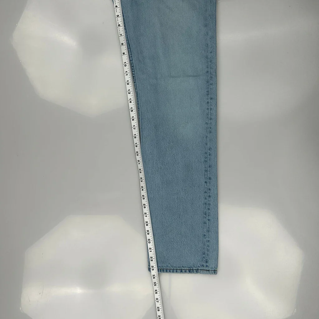 501 Levis Jeans - 30W 33L Light Wash Denim - Image 5