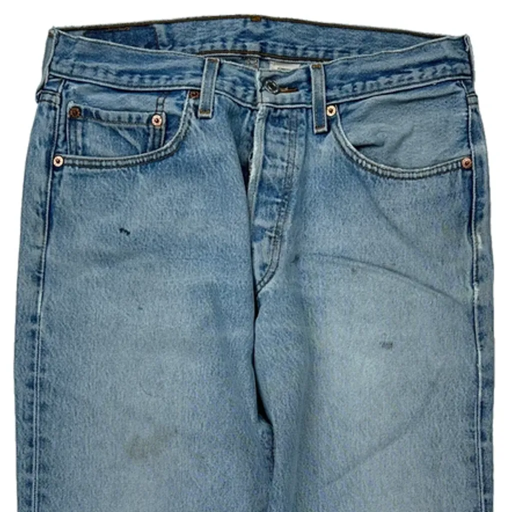 501 Levis Jeans - 30W 29L Light Wash Denim - Image 8
