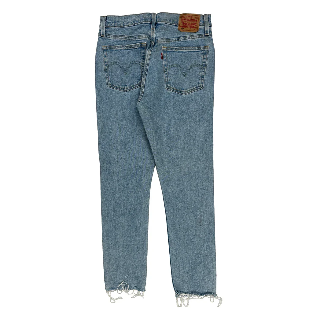 501 Levis Jeans - 30W 27L Light Wash Cotton