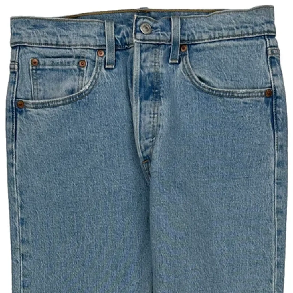 501 Levis Jeans - 30W 27L Light Wash Cotton - Image 10