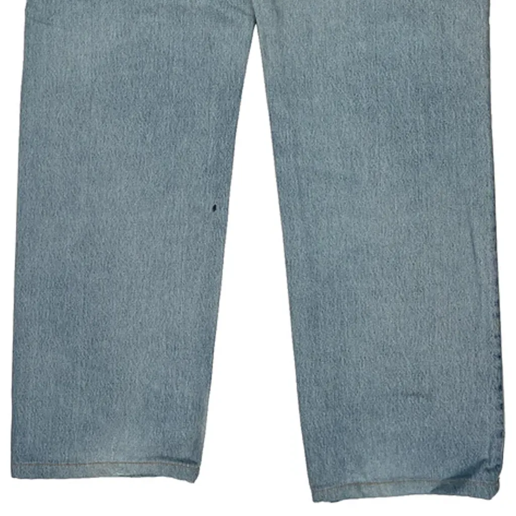 501 Levis Jeans - 33W 32L Light Wash Denim - Image 7