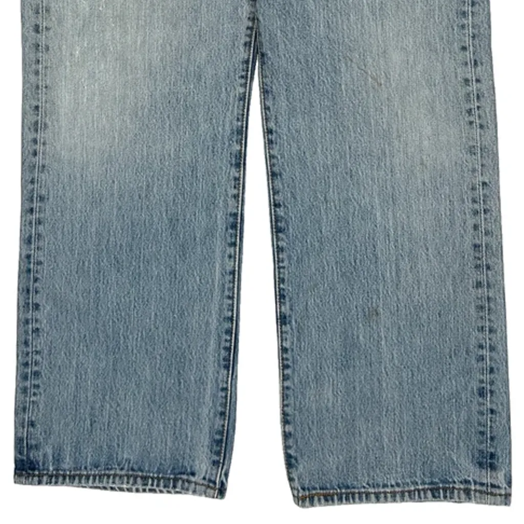 501 Levis Jeans - 34W 29L Light Wash Denim - Image 9
