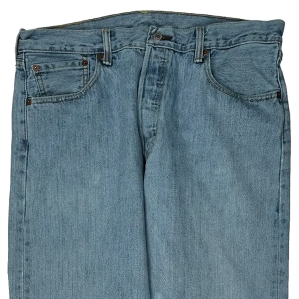 501 Levis Jeans - 34W 30L Light Wash Cotton - Image 10