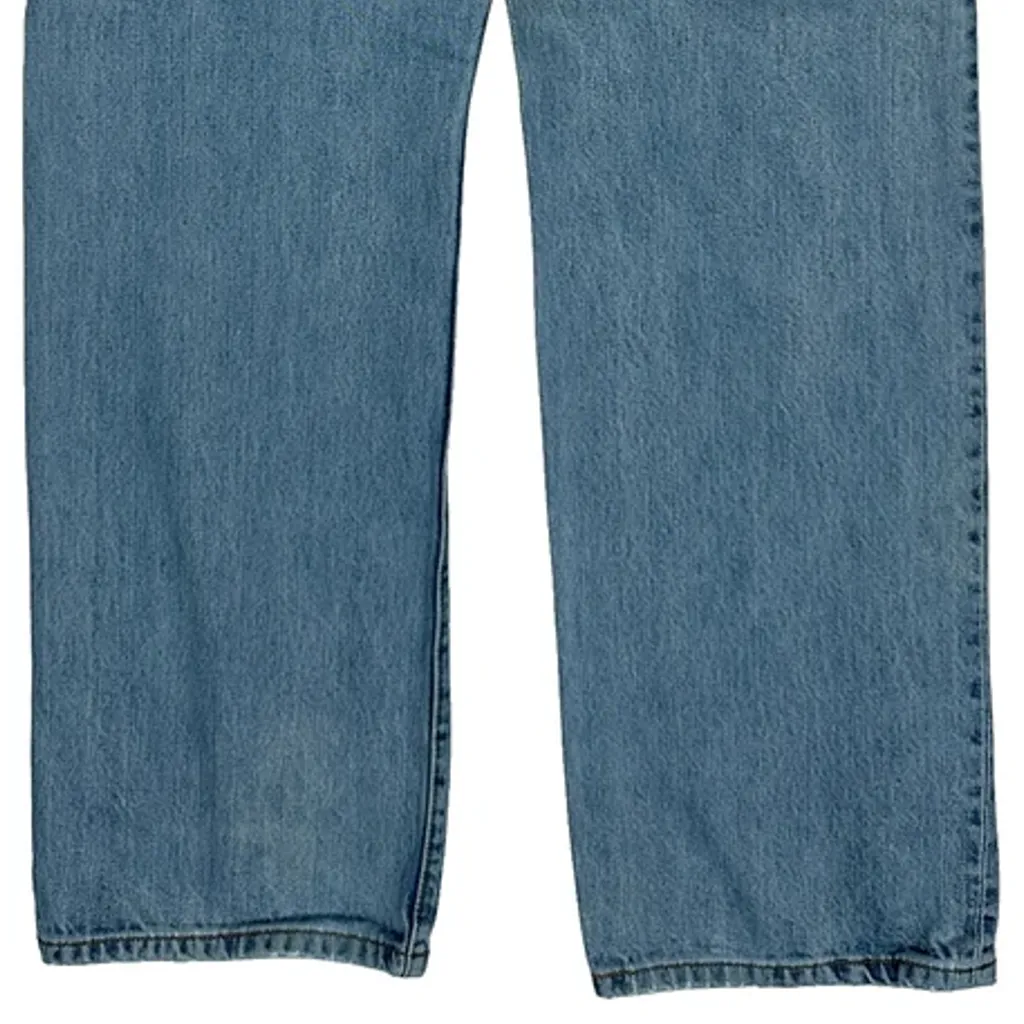 501 Levis Jeans - 36W 32L Light Wash Cotton - Image 8