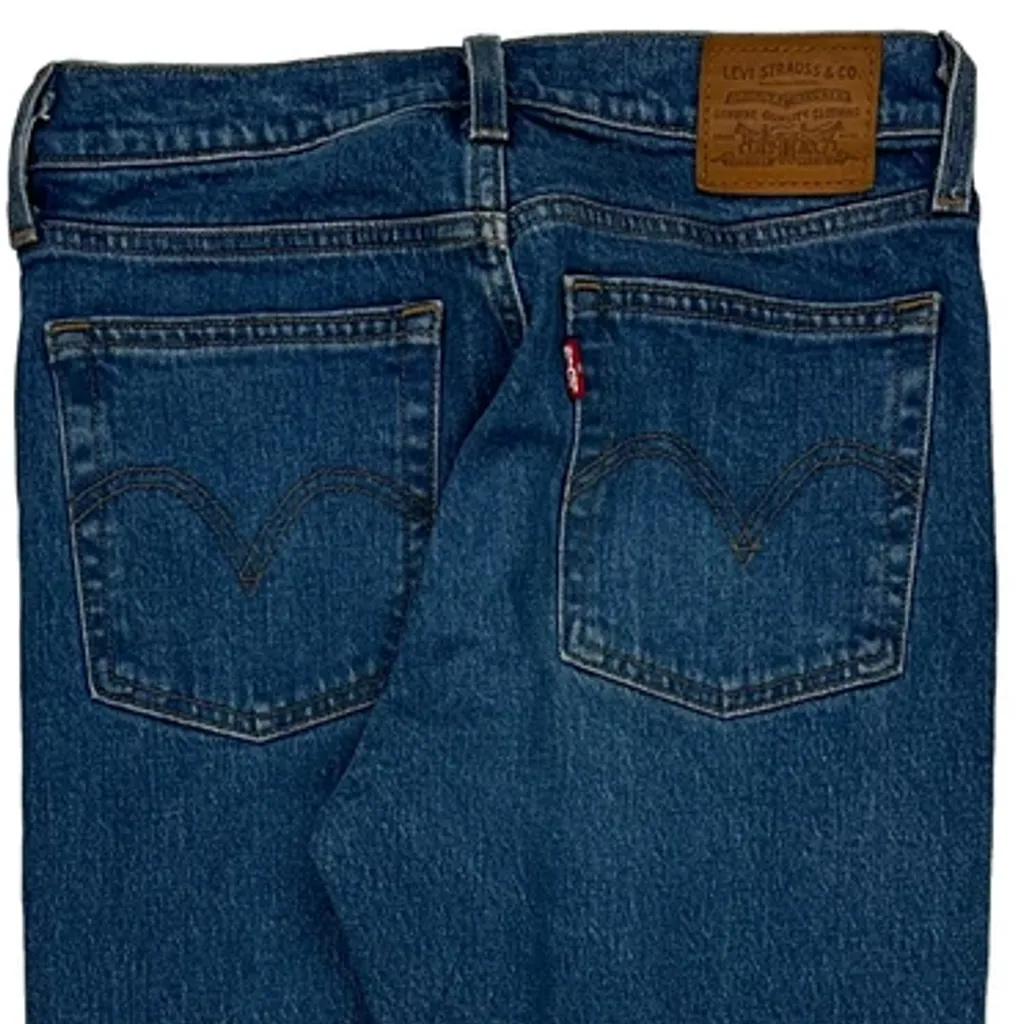 501 Levis Skinny Jeans - 27W UK 8 Blue Cotton - Image 8