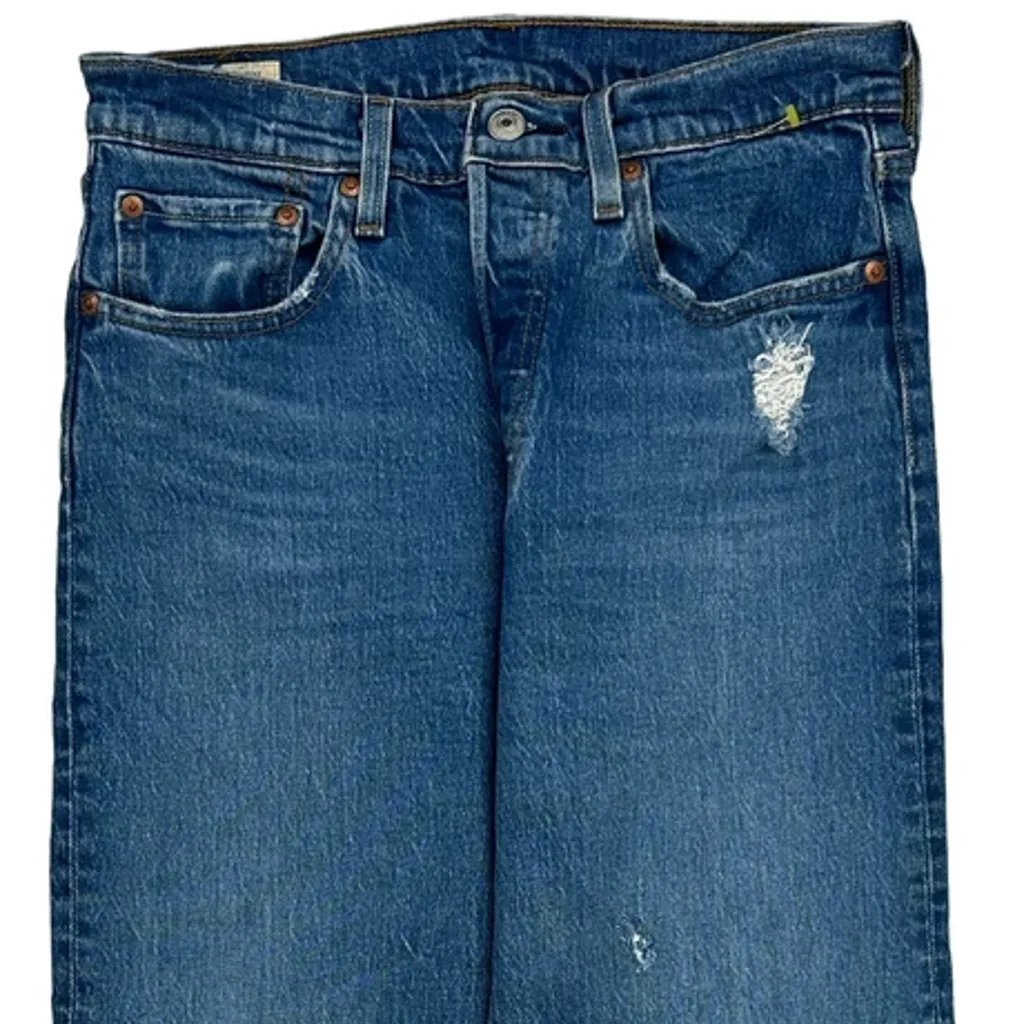 501 Levis Jeans - 29W UK 10 Blue Cotton - Image 9