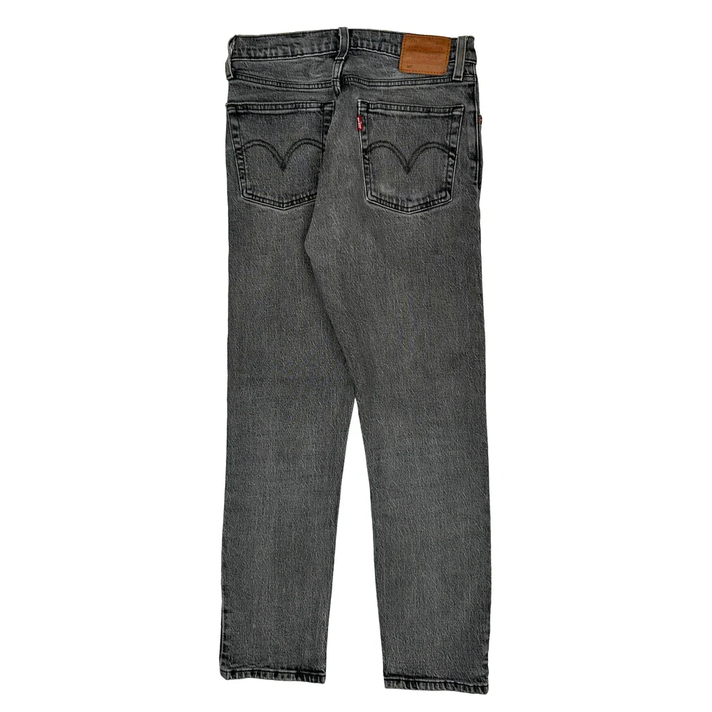 501 Levis Jeans - 26W UK 6 Grey Cotton