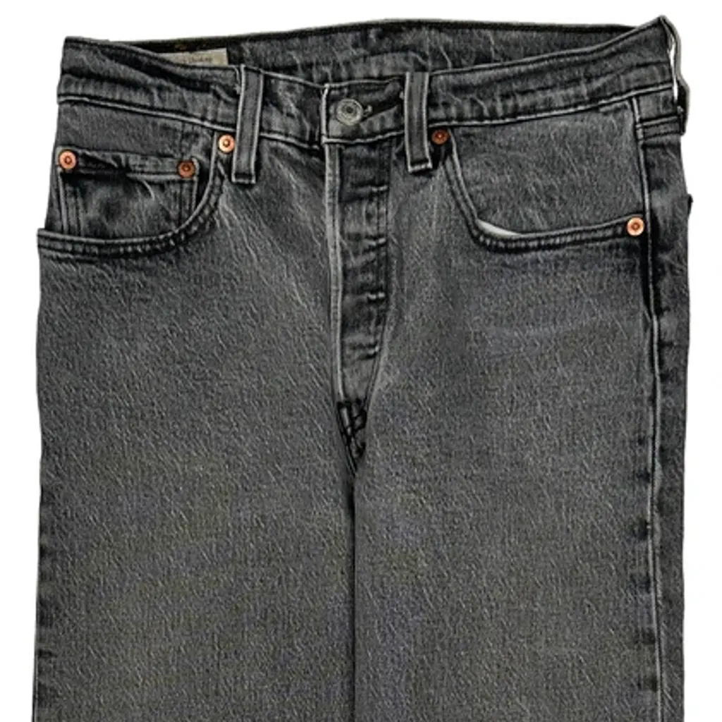 501 Levis Jeans - 26W UK 6 Grey Cotton - Image 10