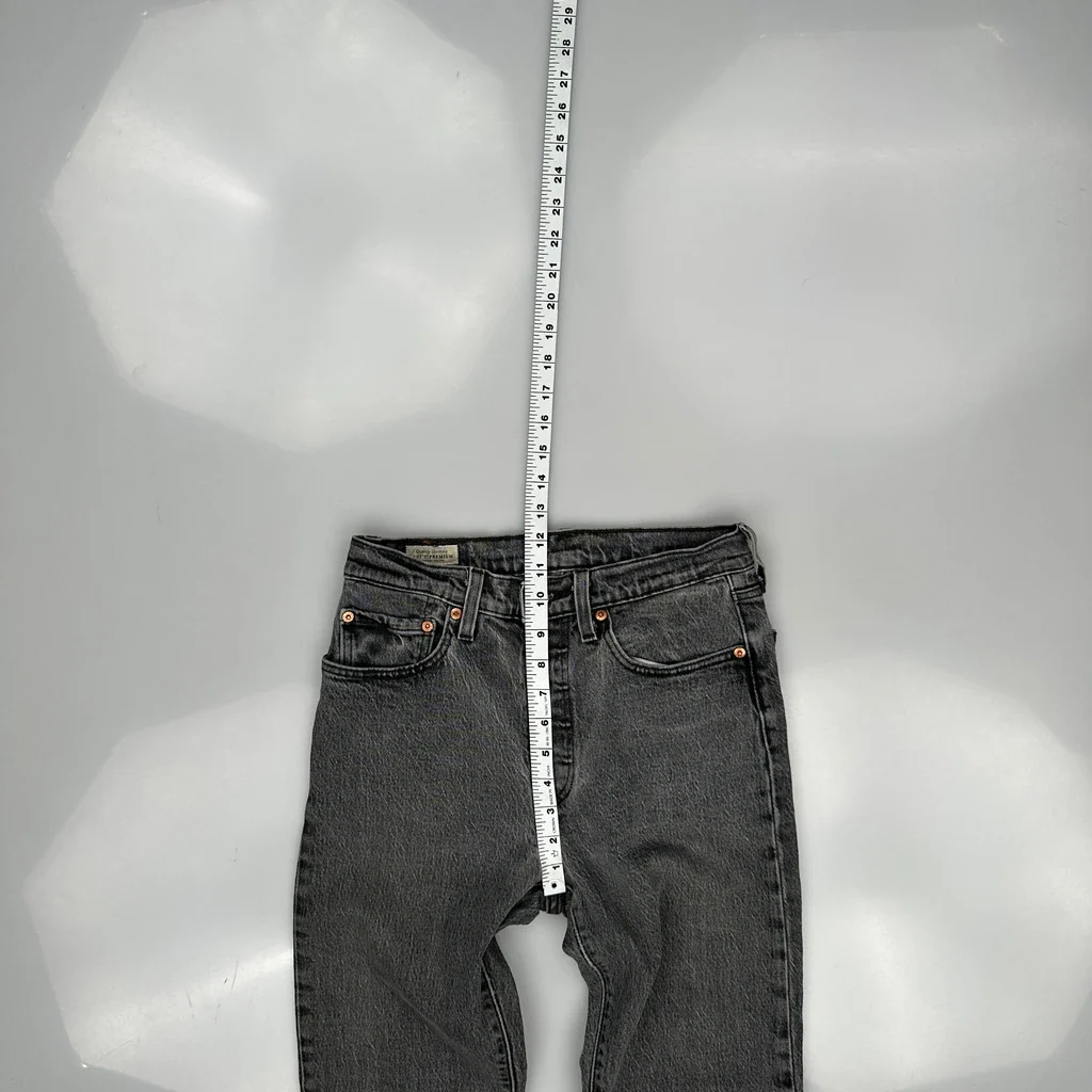 501 Levis Jeans - 26W UK 6 Grey Cotton - Image 4