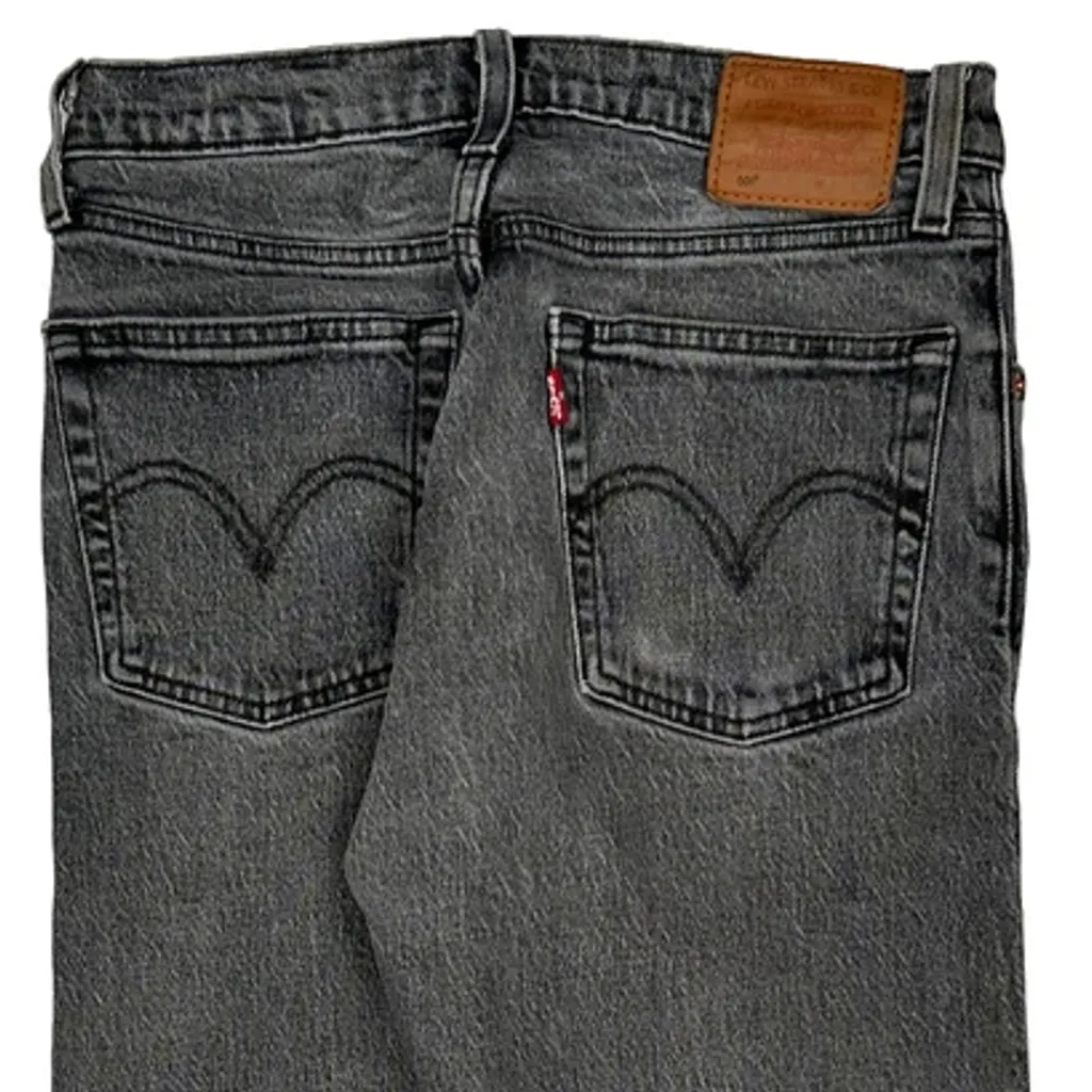 501 Levis Jeans - 26W UK 6 Grey Cotton - Image 9