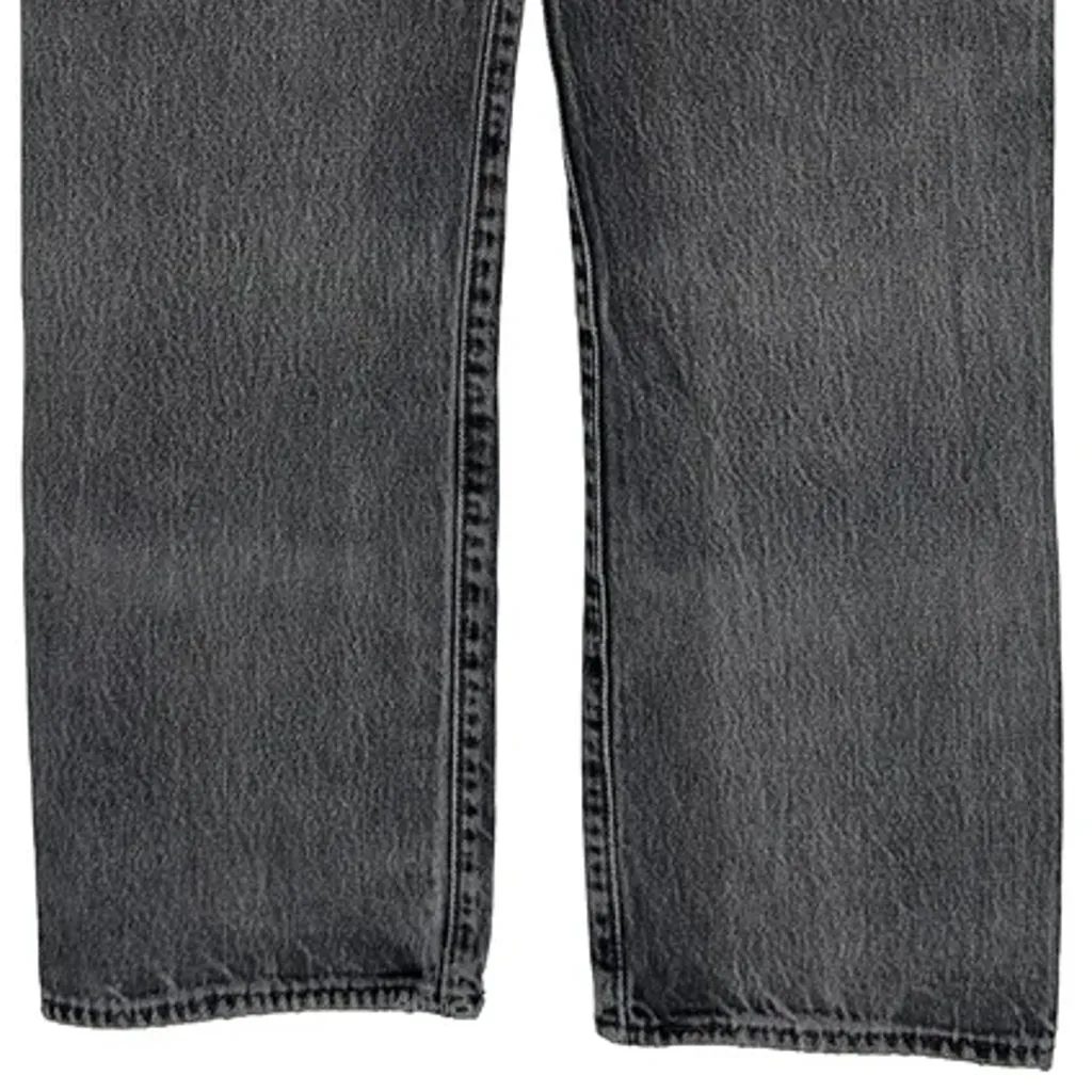 501 Levis Jeans - 32W UK 12 Grey Denim - Image 8