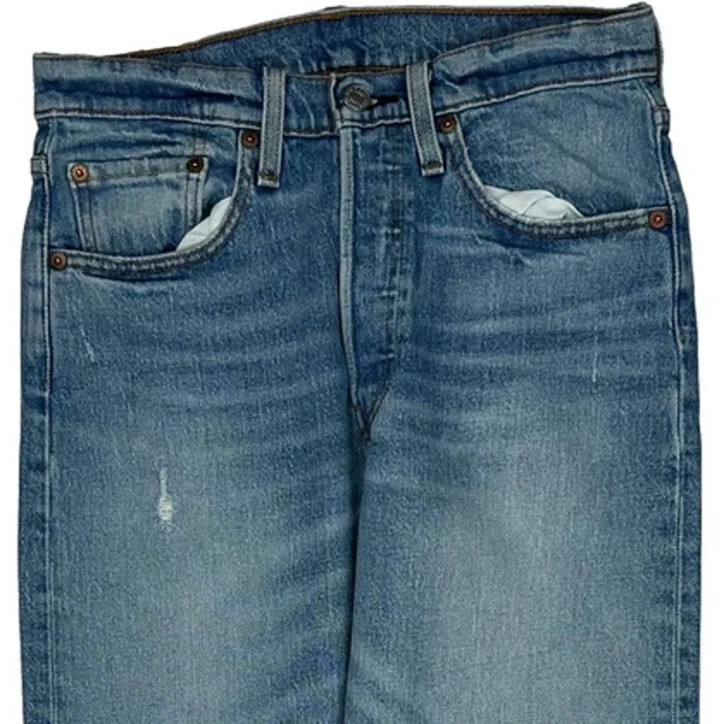 501 Levis Jeans - 26W UK 6 Light Wash Cotton - Image 10