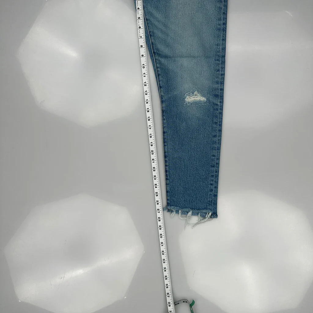501 Levis Jeans - 26W UK 6 Light Wash Cotton - Image 5