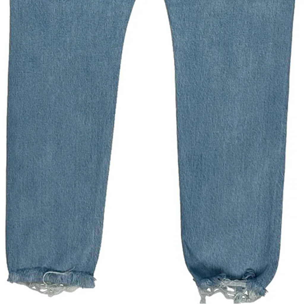 501 Levis Jeans - 28W UK 8 Light Wash Cotton - Image 8