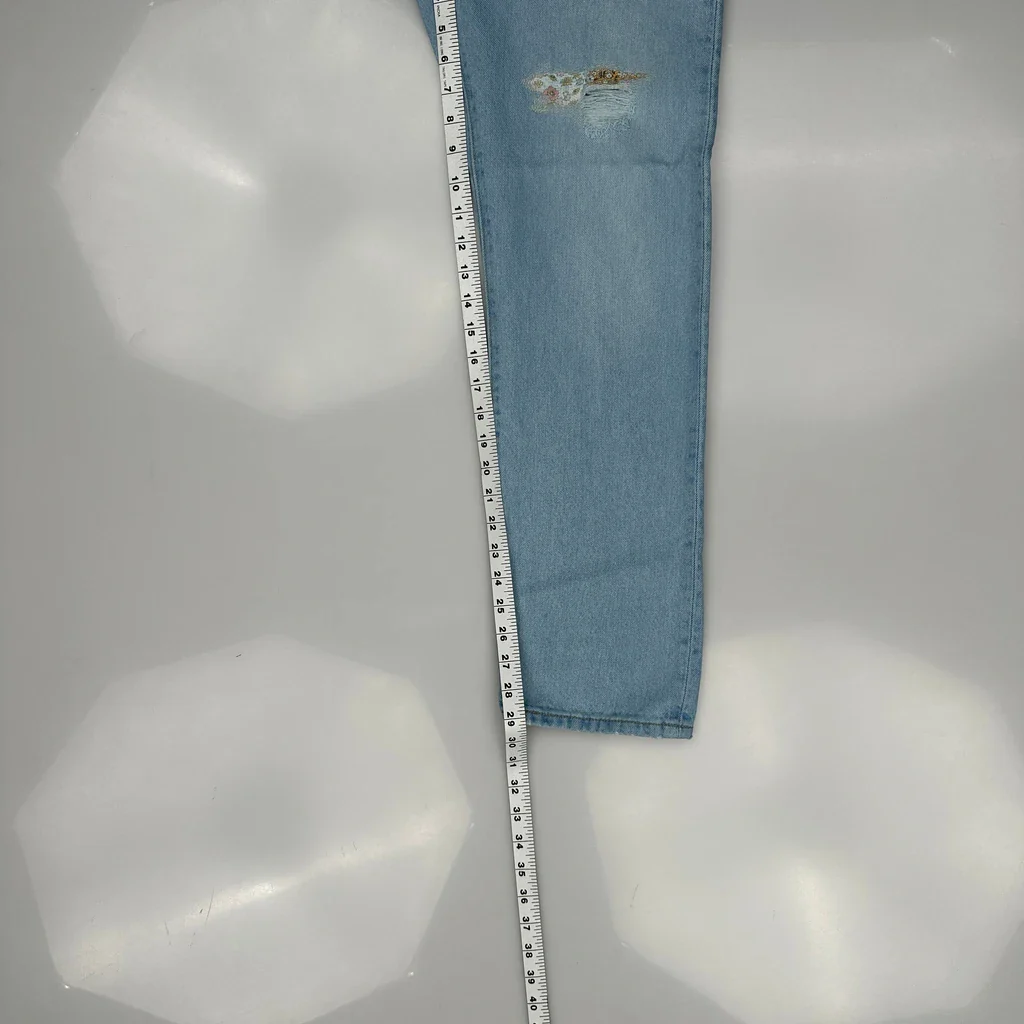 501 Levis Jeans - 29W UK 10 Light Wash Cotton - Image 5