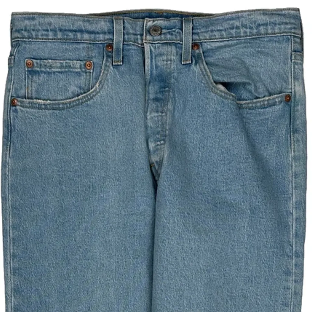 501 Levis Jeans - 30W UK 10 Light Wash Cotton - Image 10