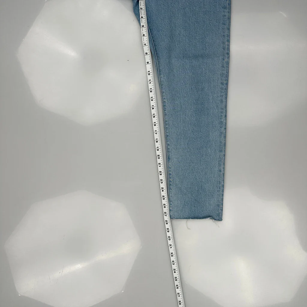 501 Levis Jeans - 30W UK 10 Light Wash Cotton - Image 5