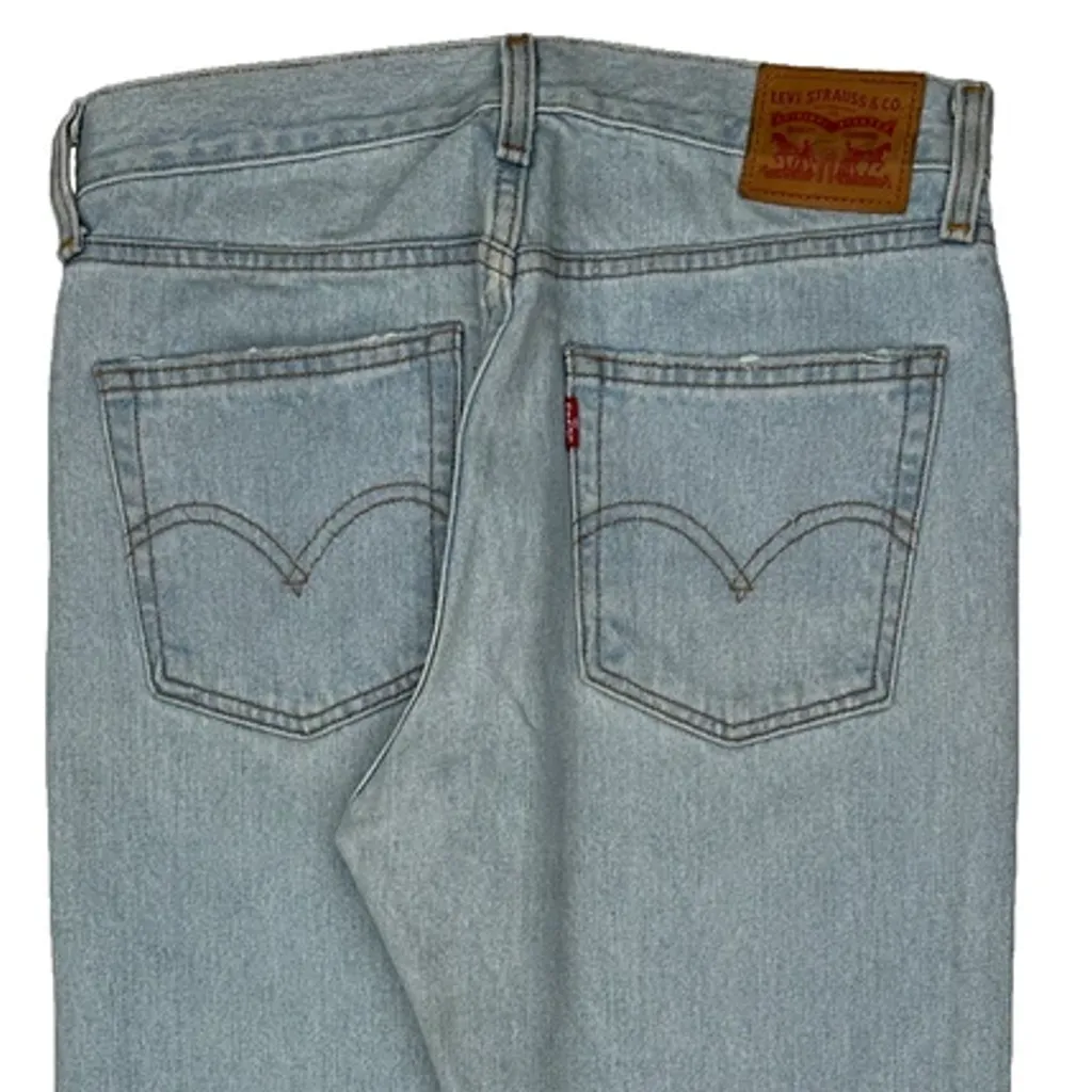 501 Levis Jeans - 30W UK 10 Light Wash Cotton - Image 7